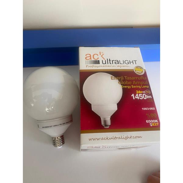 ACK 24W ENERJİ TASARRUFLU GLOBE AMPUL